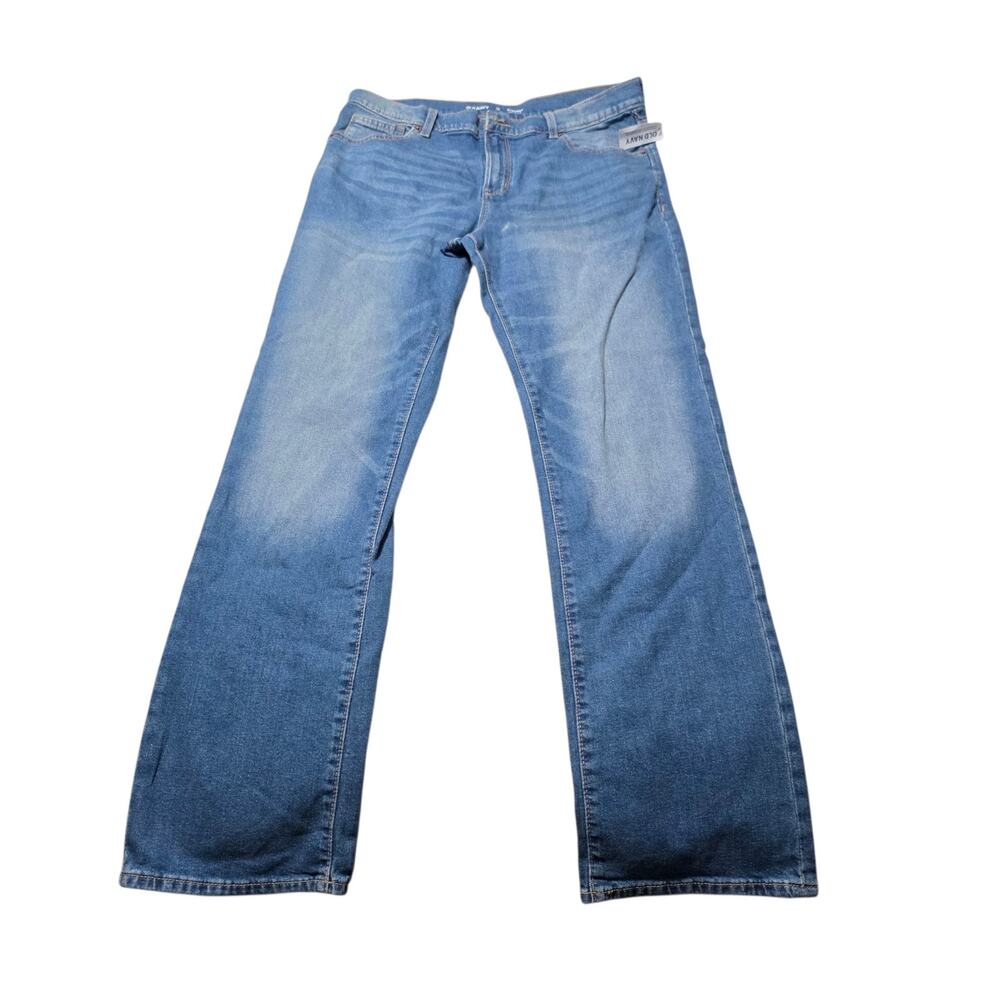 Old Navy Straight Womens Size 18 Blue Medium Denim High Rise Jeans NWT